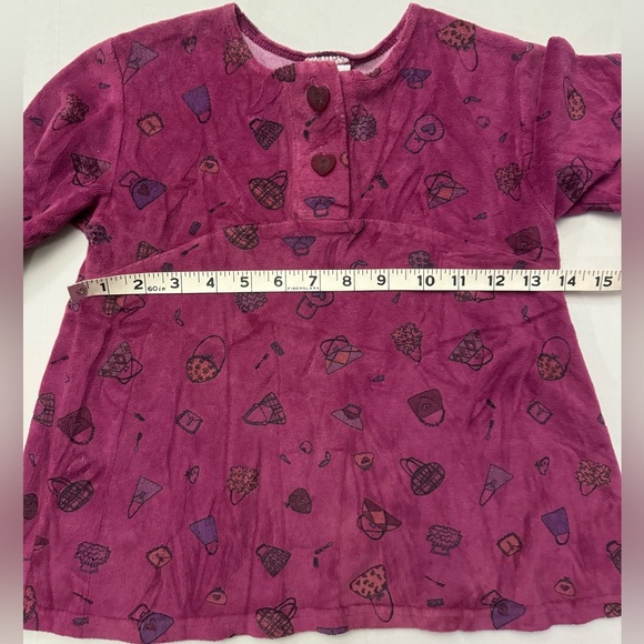 Adorable Vintage Painting Red Rhino Velvet Shirt 4T Made in USA - Picture 9 of 10